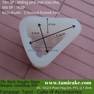 Khuôn silicon phô mai size nhỏ 1639