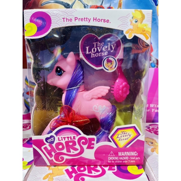 Mô hình Pony cao 8cm( giao màu ngẫu nhiên)