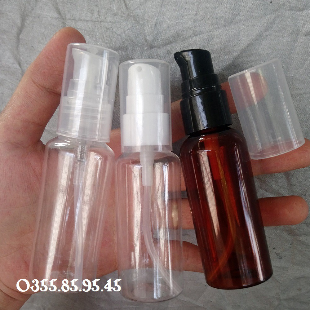 Chai xịt giọt 30ml/50ml/100ml - Chai lọ nhựa pet chiết mỹ phẩm