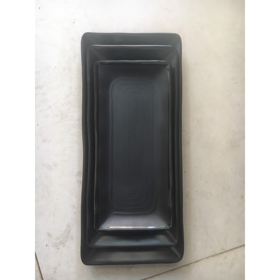 Đĩa chữ nhật melamine đủ size