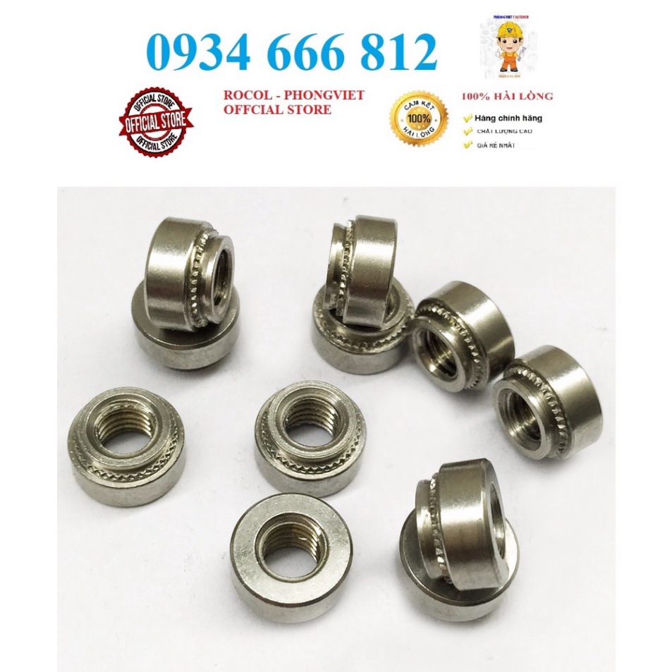 Combo 50c tán dập M3, M4, M5,M6 INOX 304