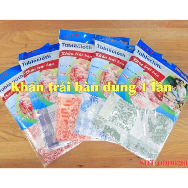 Khăn trải bàn dùng 1 lần 1.2m