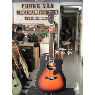 [Tặng kèm full phụ kiện]  Đàn Guitar Acoustic Rosen G11 chính hãng màu hoàng hôn