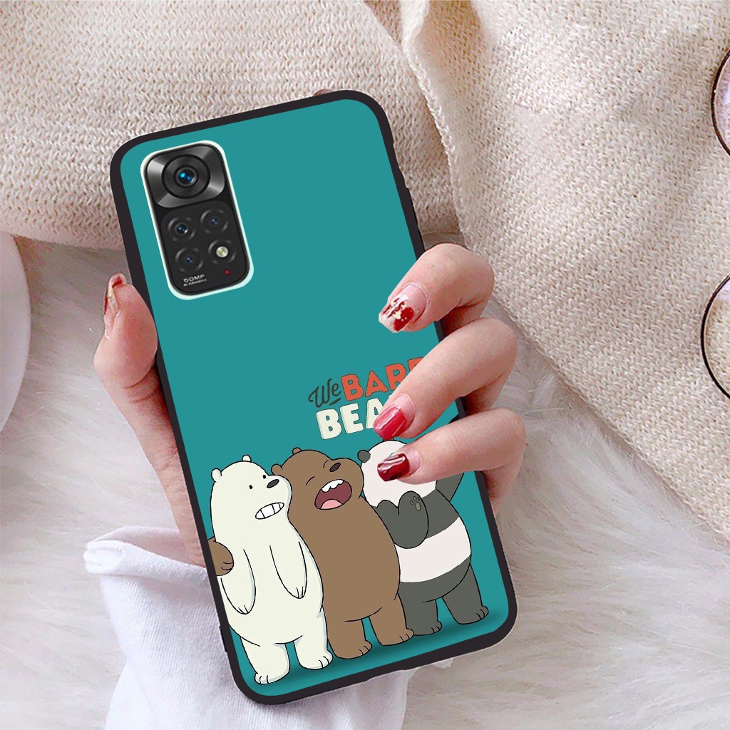 Ốp lưng Xiaomi Redmi Note 11 5G viền dẻo TPU BST Gia Đình Nhà Gấu