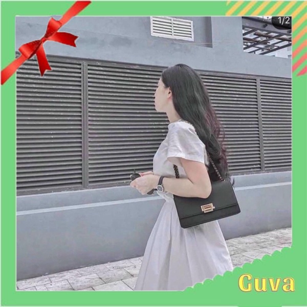 Túi cnk dây xích túi xách nữ đeo chéo hộp da mềm phong cách trẻ trung VG652