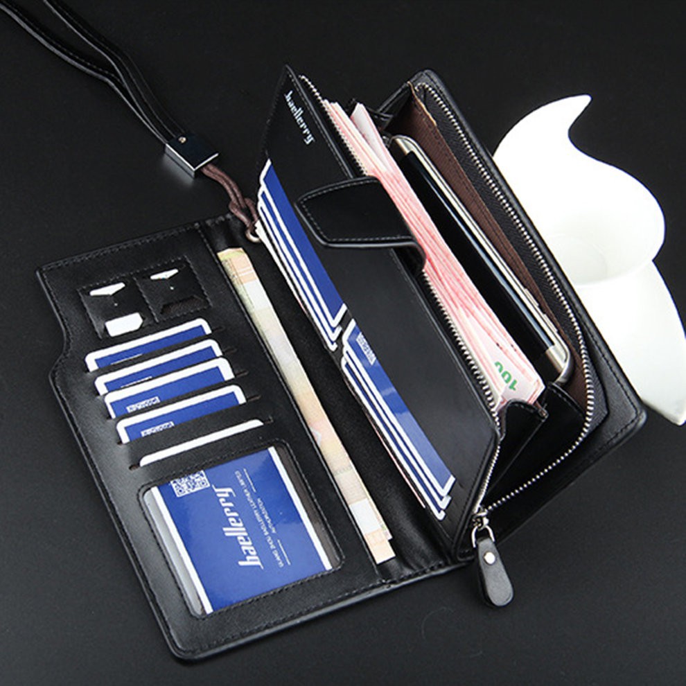 Ví Da Nam Dáng Dài Phong Cách Hàn Quốc