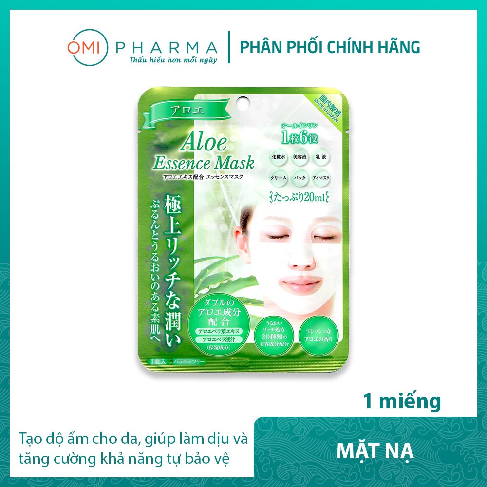 Mặt nạ dưỡng ẩm tinh chất Lô Hội S-Labo Aloe Essence Mask