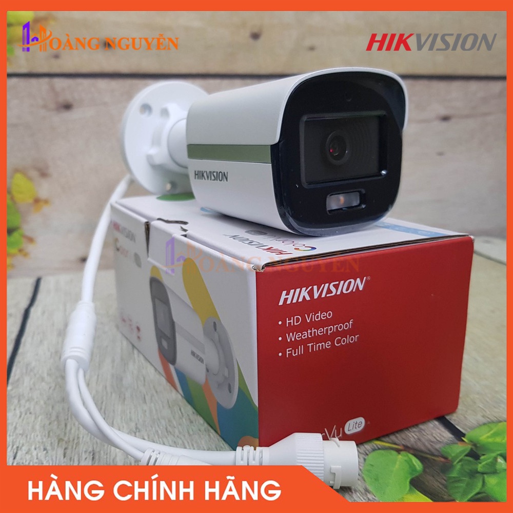 [NHÀ PHÂN PHỐI] Camera Hikvision DS-2CD1027G0-L 2MP - Có Màu Ban Đêm, Tính Năng DWDR, Tiêu Chuẩn IP67