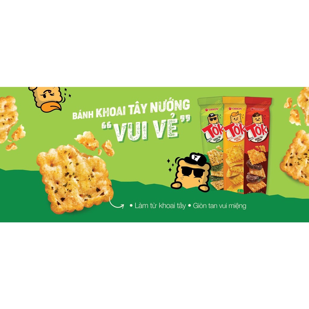 Snack khoai tây nướng Tok Orion