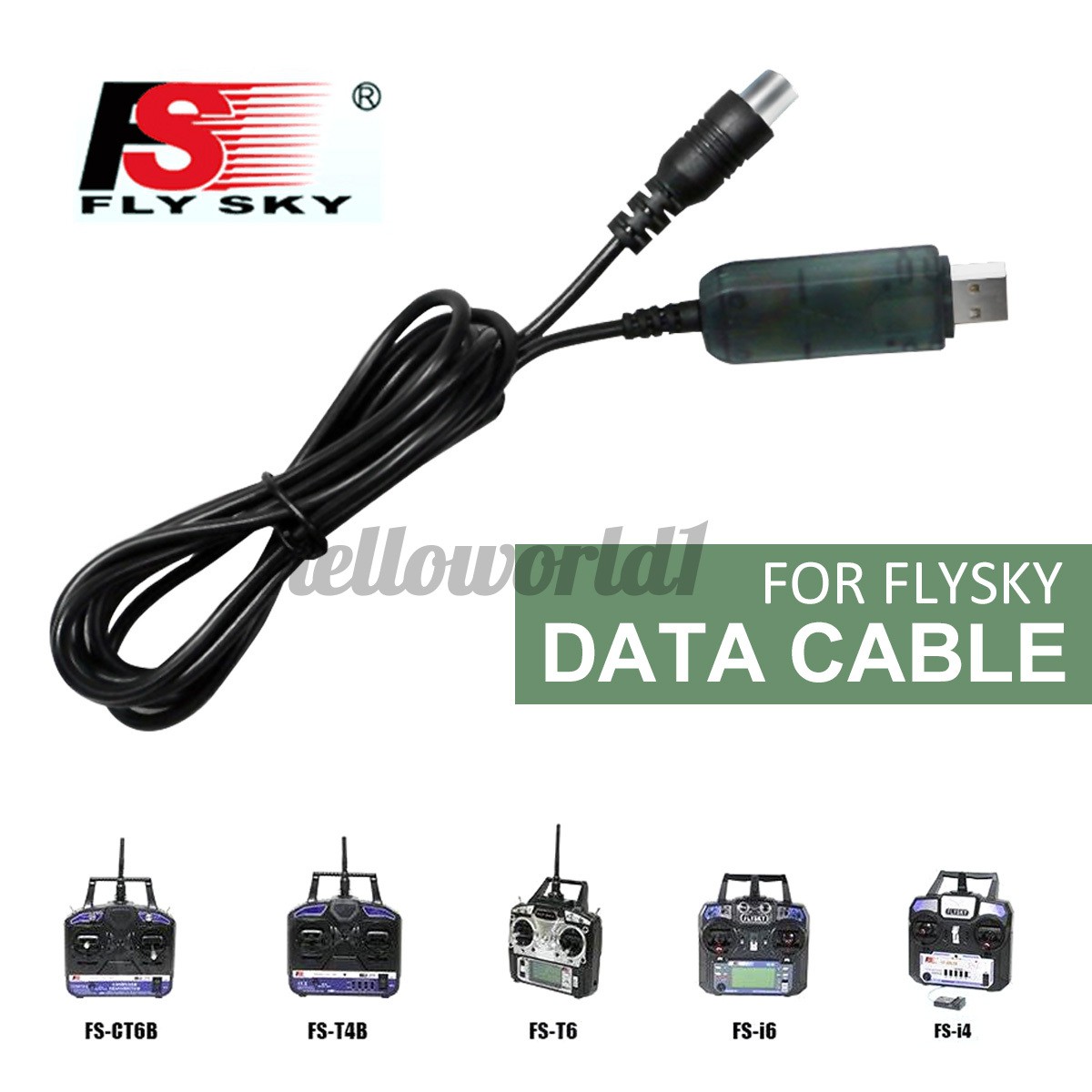 FLYSKY Dây Cáp Tải Dữ Liệu Usb Cho Fs-I6 Fs-T6