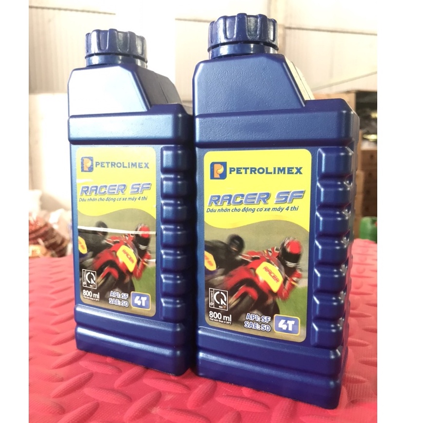 Dầu nhớt chính hãng PETROLIMEX Racer SF 800ml dành cho xe máy động cơ 4 kỳ