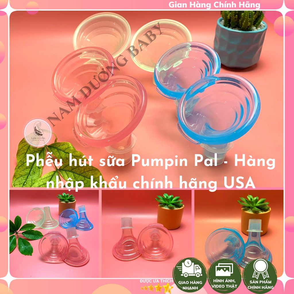 Phễu Máy Hút Sữa Pumpin Pal [COMBO CHO CÁC MÁY: Avent, Spectra, Unimom,Rozabi, RealBubee..] Nhập Khẩu Chính Hãng Tại Mỹ.