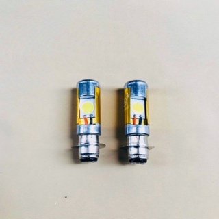 1 ĐÔI ĐÈN PHA LED CHÂN M5  CHO  XE ĐỜI CŨ : DREAM,WAVE
