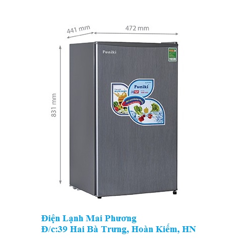 Tủ lạnh mini Funiki FR-91CD 90 lít - Hàng chính hãng