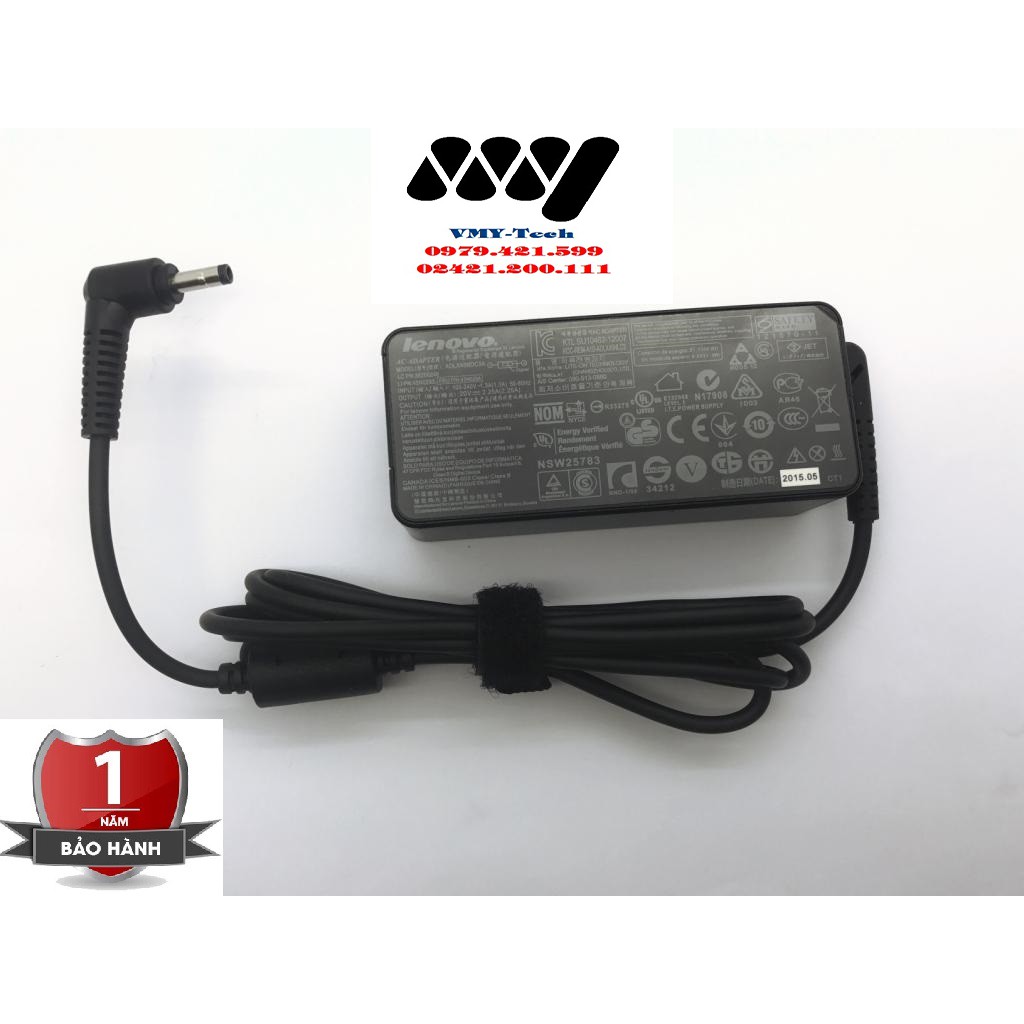 Sạc Laptop Lenovo 20V- 2.25A Chân Nhỏ ZIN Adapter Idepad Idepad 100-15IBY 100-15IBD 100-14IBY 100-14 100-15