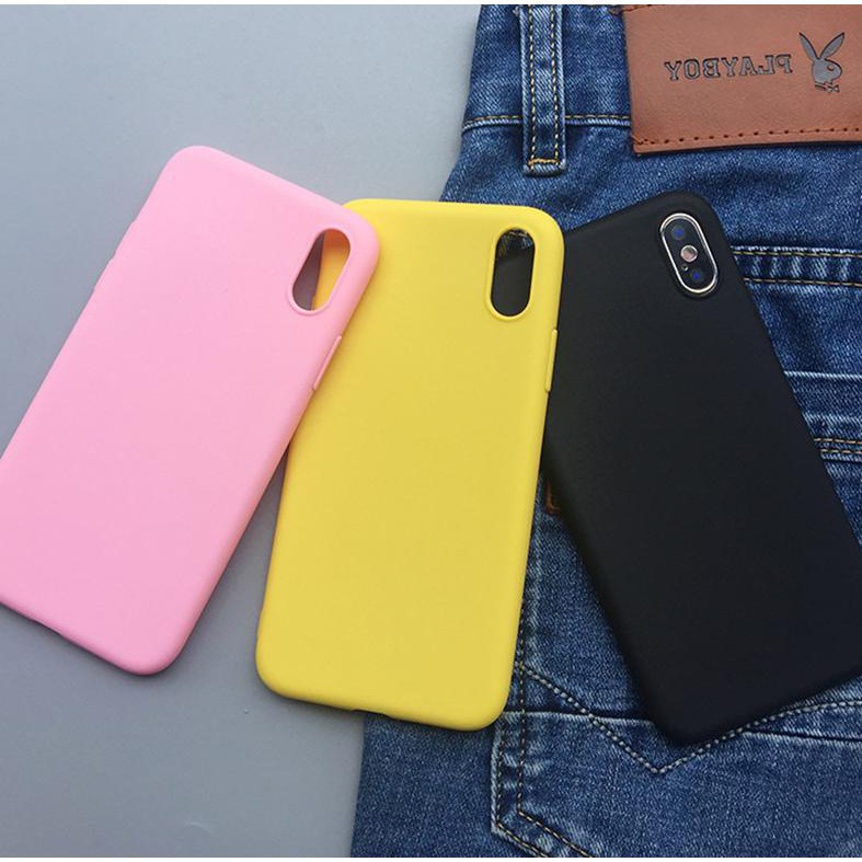 ⚡ ỐP LƯNG IPHONE ⚡ TRƠN MÀU DẺO ⚡