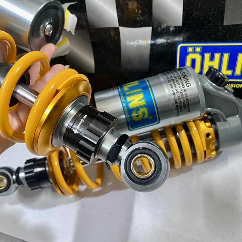 Phuộc nhún sau Ohlins bình dầu cho các xe Sirius Jupiter Taurus Cub ...