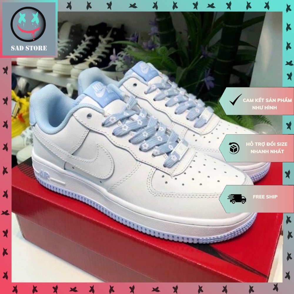 Giày_Nike AF1 Nữ, Giày_Nike Air Force 1 Đế Xanh Đế Hồng Full Box + Bill Free Ship Toàn Quốc | BigBuy360 - bigbuy360.vn