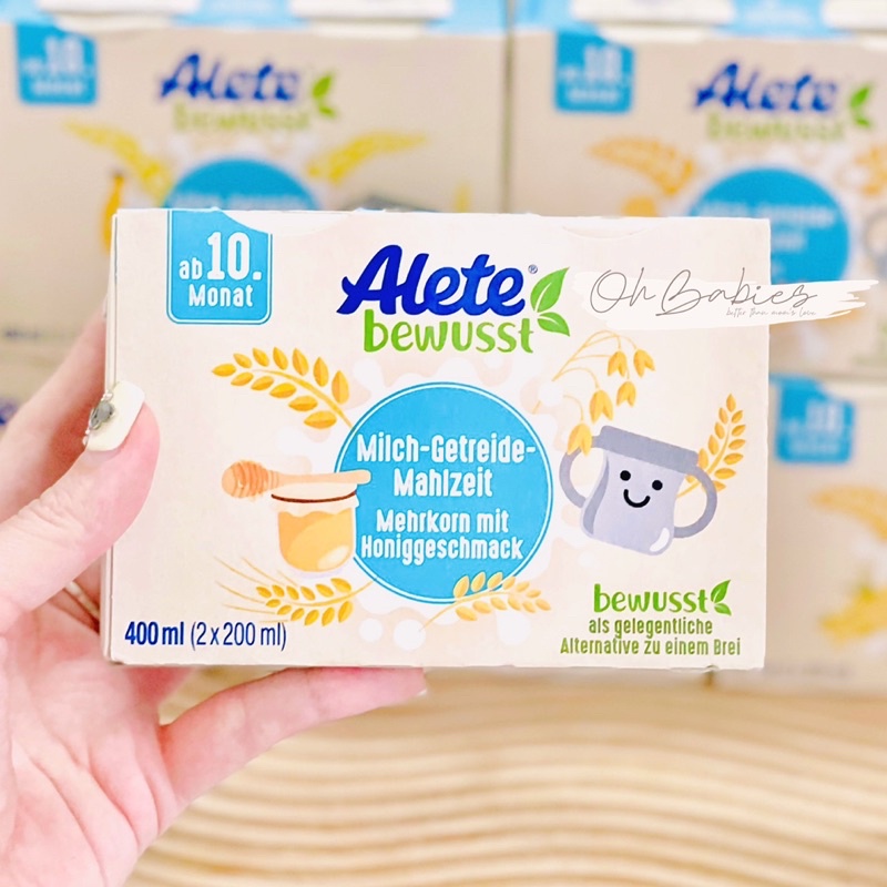 Sữa nước Alete Đức - cho bé từ 10m+ tăng cân 200ml - Hàng air date mới nhất [OH BABIES]