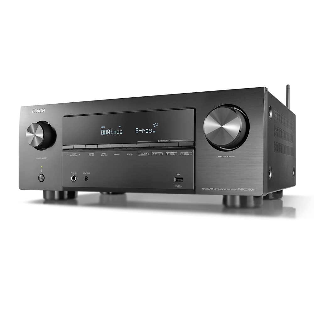 Amply Xem Phim 7.2 Kênh DENON AVR X2700H - Hàng Chính Hãng, Bảo Hành 12 Tháng