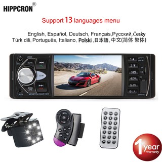 Đài Phát Thanh Ô Tô 1 Din Autoradio 4022D Bluetooth 4.1 "Hỗ Trợ Màn Hình Camera Quan Sát Phía Sau Vô Lăng Xe Contral Stereo