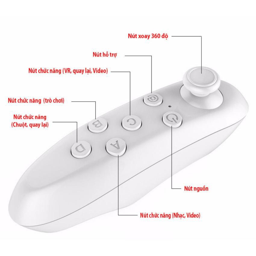 Tay cầm chơi Game Bluetooth cho kính VR Box   Kgiá sập kh3