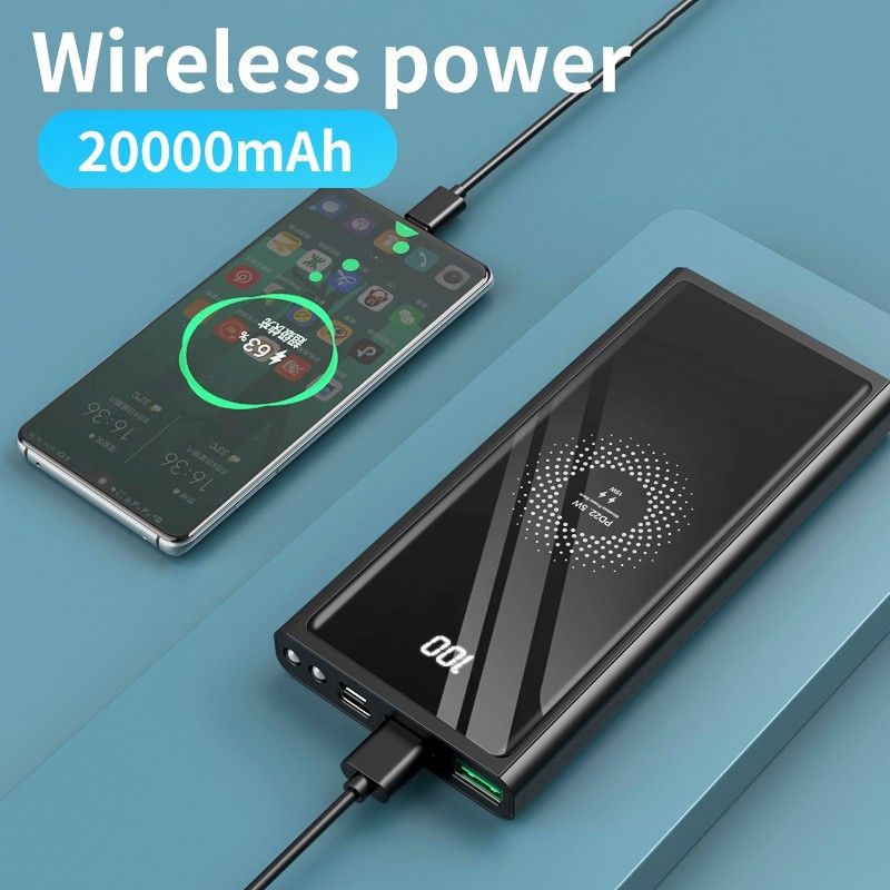 Sạc dự phòng 20.000 mAh PD 22.5W wireless 15W