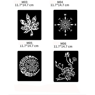 01 miếng khuôn vẽ henna