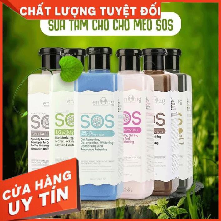 [HÀNG CHÍNH HÃNG] Sữa tắm SOS dành riêng cho mèo chai 530ml màu trắng sữa [ĐƯỢC KIỂM HÀNG]