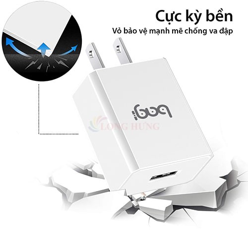 Cốc sạc Bagi 2A 1USB CE-M52n - Hàng chính hãng