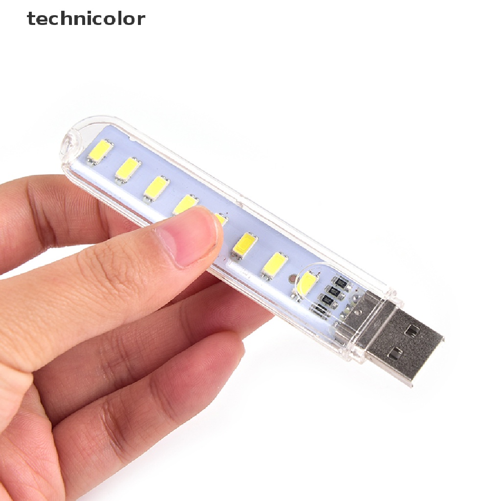 Đèn LED USB Mini 8 Bóng Tiện Dụng Cho PC / Laptop