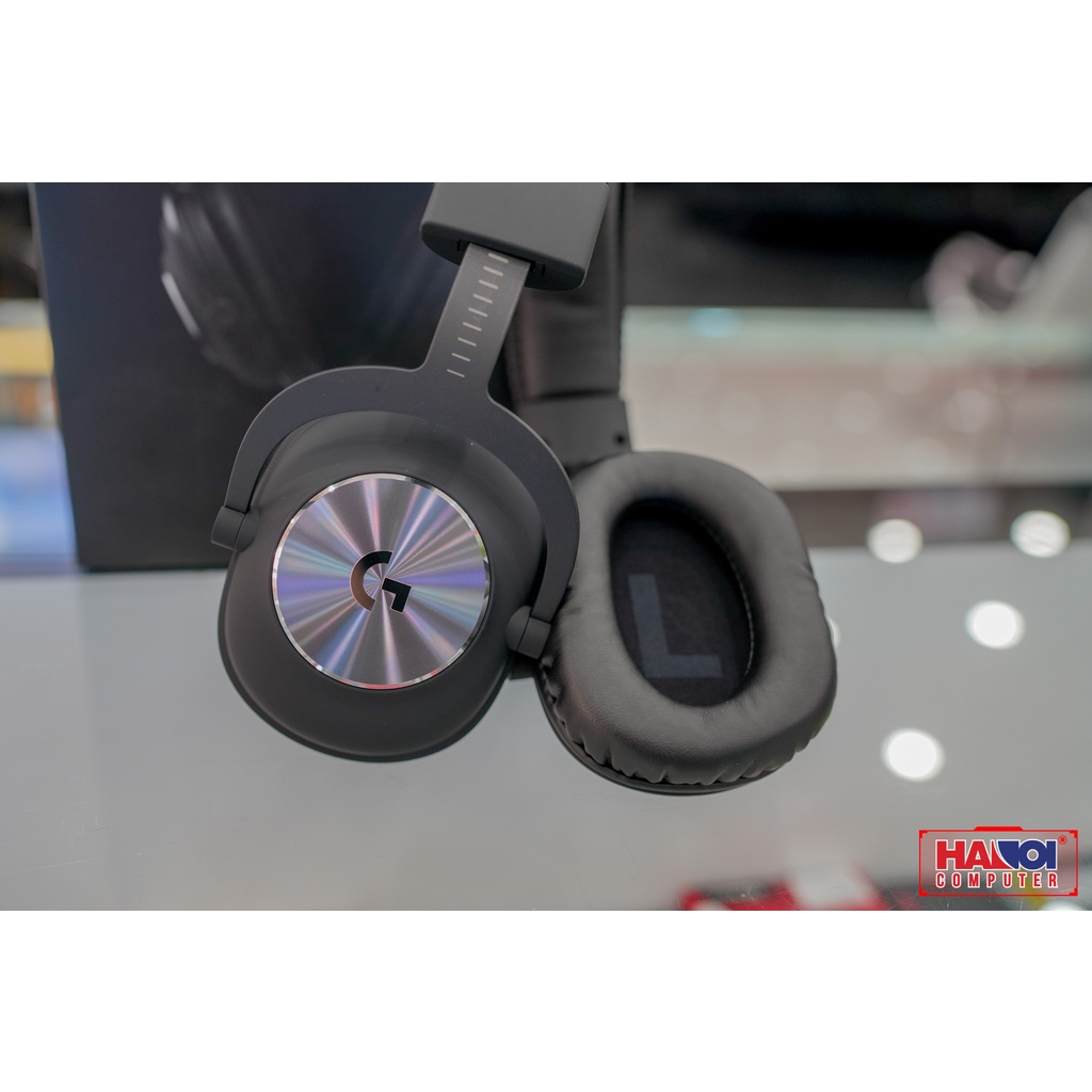 Tai nghe Logitech G PRO GAMING - Black (Gen 2), Micro có thể tháo rời, Màng loa PRO-G™ 50mm