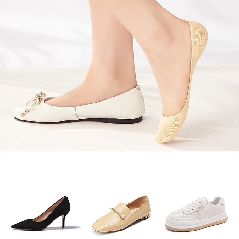 Tất Vớ Cotton Cổ Thấp Chống Trượt Thời Trang Mùa Hè