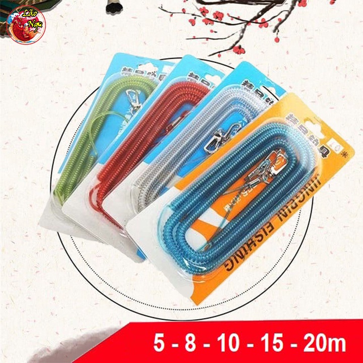 {Giá Rẻ} Dây Bảo Vệ Cần Câu Tay đủ size 2m đến 20m do Lão Ngư phân phối
