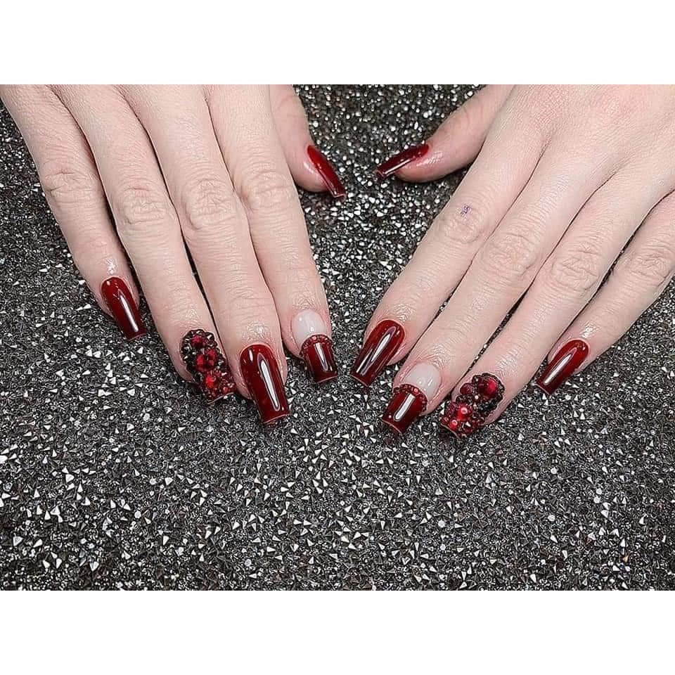 Đá Chân Keo, 34 mẫu Đá trang Trí Móng, Đính Móng, Nail Art