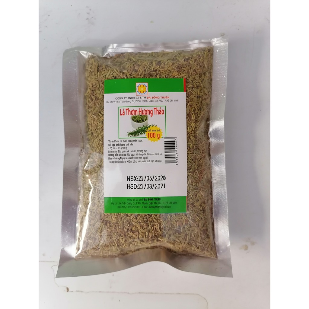 [100g] Lá thơm hương thảo [VN] ĐẠI ĐỒNG THUẬN Rosemary Leaves (bph-hk)