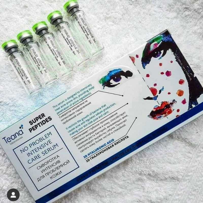 Serum dành cho da mụn Teana Super Peptides No problem intensive