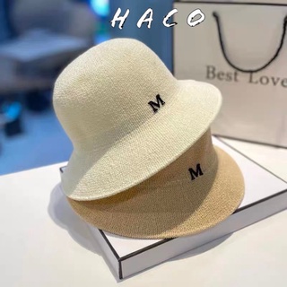 Mũ cói chữ M Nón cói phong cách Hàn Quốc