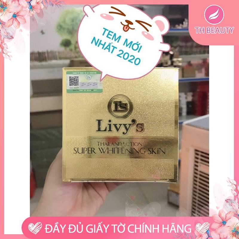 &lt;THẬT 100%&gt; Kem Body Whitening Livy's Thái Lan - Dưỡng da (5 màu)