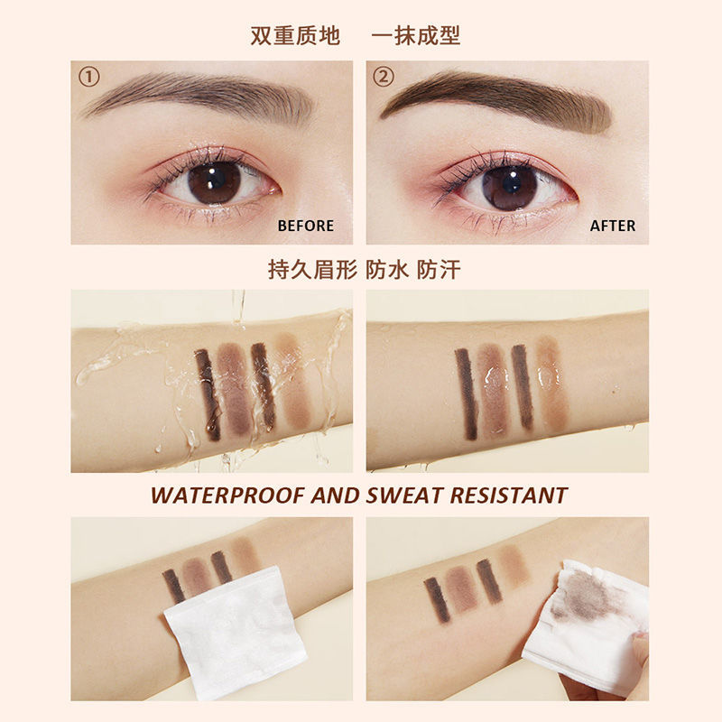 SANIYE (hàng Mới Về) Kem Trang Điểm Lông Mày Wankasaniye 2 Trong 1 Chống Thấm Nước Và Mồ Hôi Lâu Trôi | BigBuy360 - bigbuy360.vn