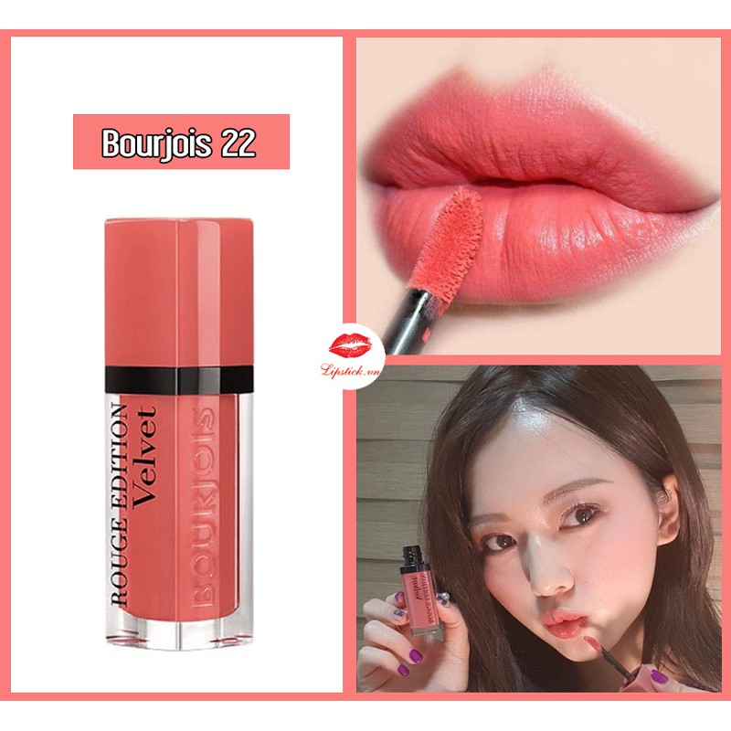 Son kem lì Bourjois Rouge Edition Velvet 7.7ml màu 05, 09