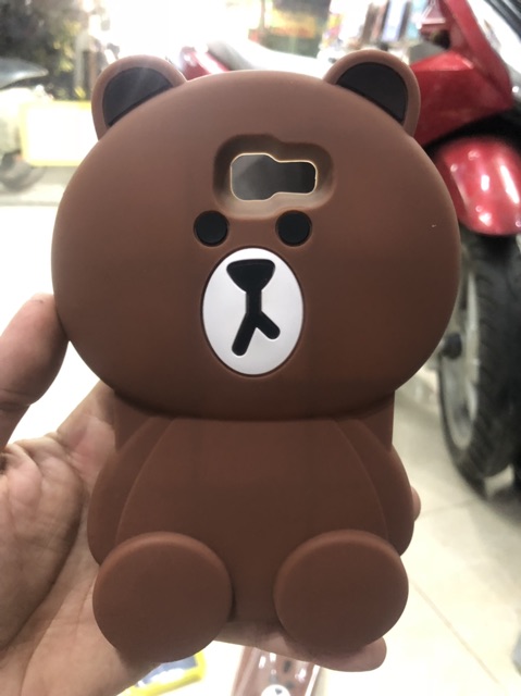 Ốp lưng Samsung A720,a7 2017, A5 2017  hình gấu kute