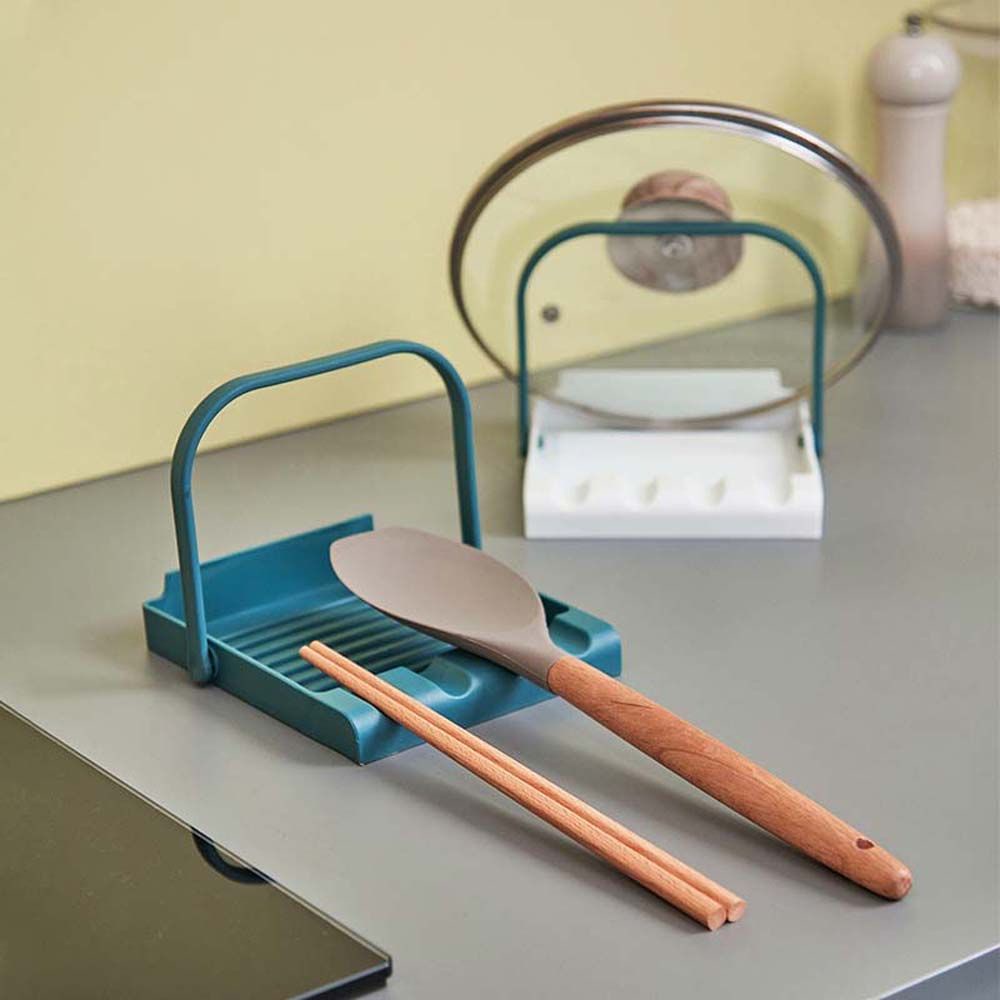 Giá Đỡ Nắp Nồi Đa Năng Có Móc Treo Tiện Dụng Cho Nhà Bếp