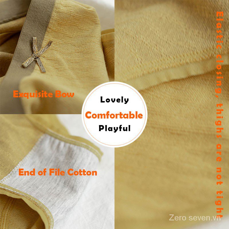 Đồ lót ngoại cỡ cotton đáy giữa eo thoải mái và thoáng khí có thể mặc 75-115 kg