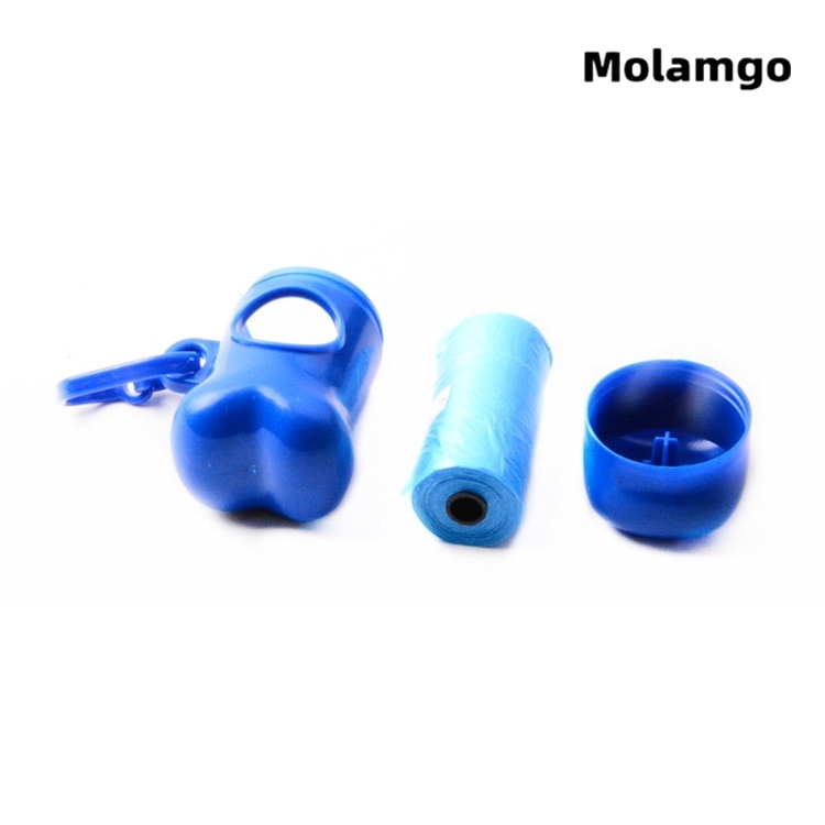 MOLAMGO Environmentally Friendly Bone Shape Box with Garbage Bag for pet