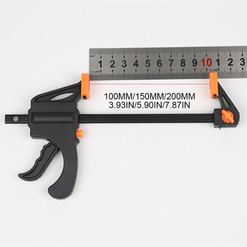 Set 2 Kẹp Cứng Tháo Gỡ Nhanh Kích Thước 4 Inch / 6 Inch / 8 Inch Chuyên Dụng Cho Chế Biến Gỗ