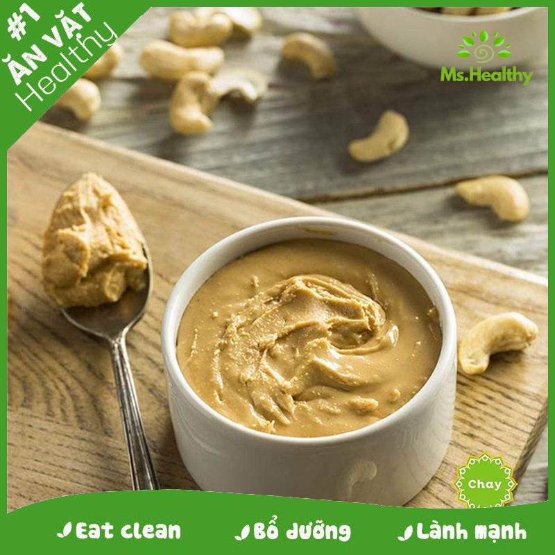 Bơ hạt điều EAT CLEAN không đường, không chất bảo quản - hũ 220gr