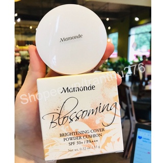 Mamonde Phấn nước chống nắng, dưỡng sáng Brightening Cover Powder Cushion SPF 50+ PA+ date 6/2022