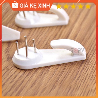 Đinh 4 chân treo tường chịu lực có móc treo tranh ảnh treo kệ vật dụng không cần khoan Gia_ke_xinh