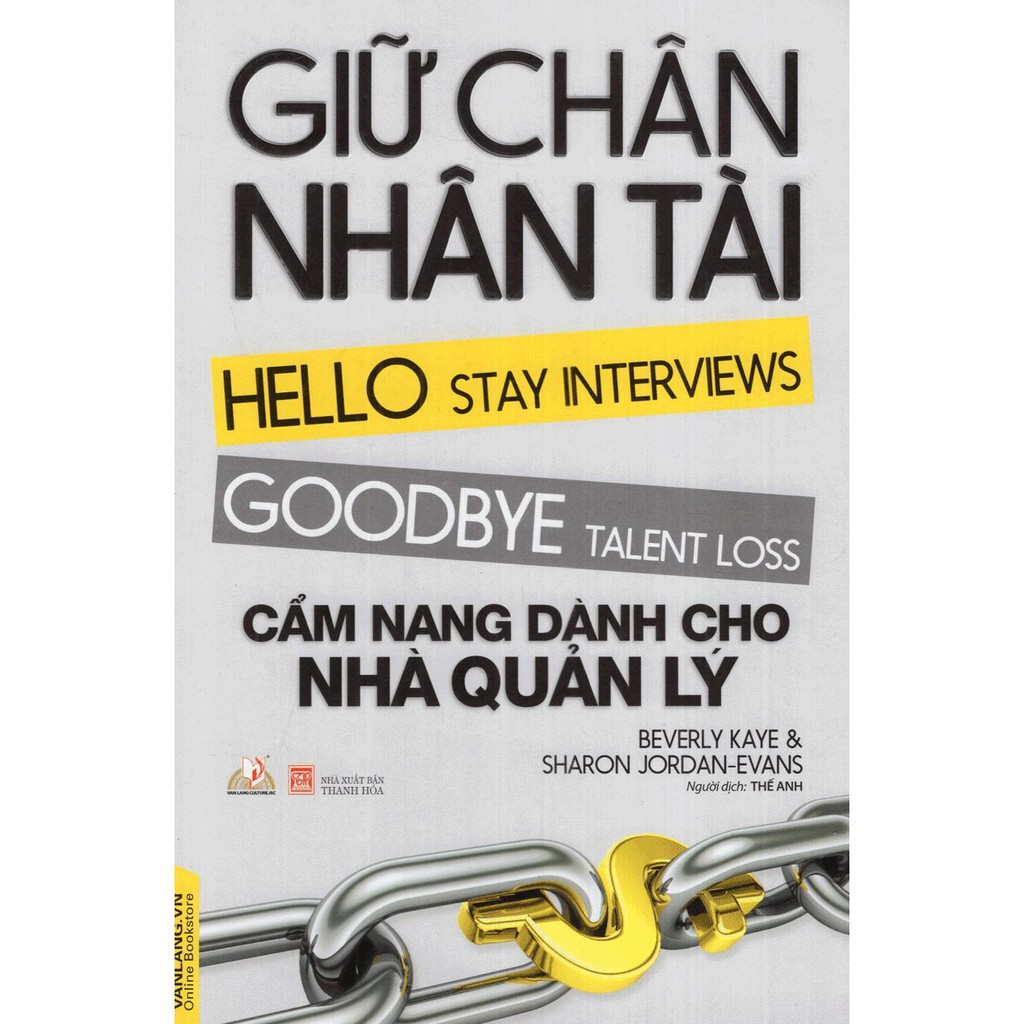 Sách - Giữ Chân Nhân Tài - Cẩm nang dành cho nhà quản lý Gigabook